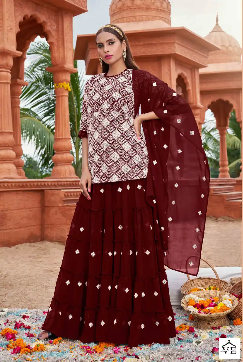 Aawiya Muraad Vol-1 Heavy Faux Georgette Wholesale Designer Suits Catalog — Wholesale Salwar Suits, MPA wholesale from Surat - Gallery Image 10