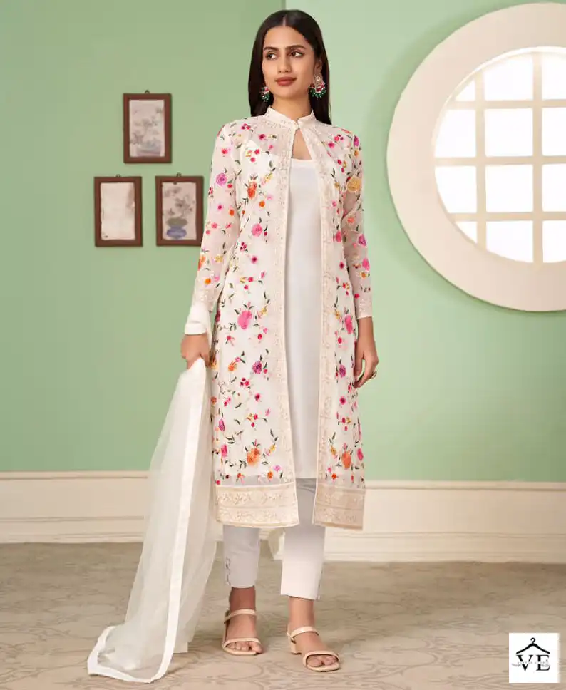 Alizeh Murad Vol-10 Georgette Wholesale PartyWear Salwar Suit Catalog — Wholesale Salwar Suits, Alizeh wholesale from Surat — view 1