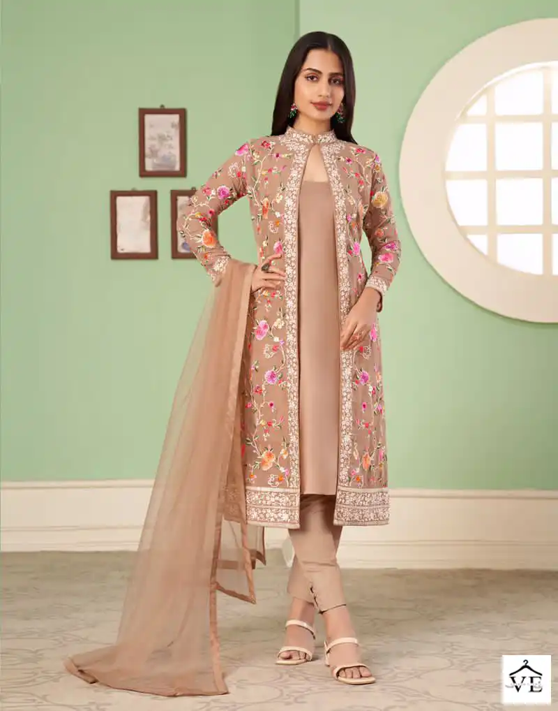 Alizeh Murad Vol-10 Georgette Wholesale PartyWear Salwar Suit Catalog — Wholesale Salwar Suits, Alizeh wholesale from Surat - Gallery Image 5