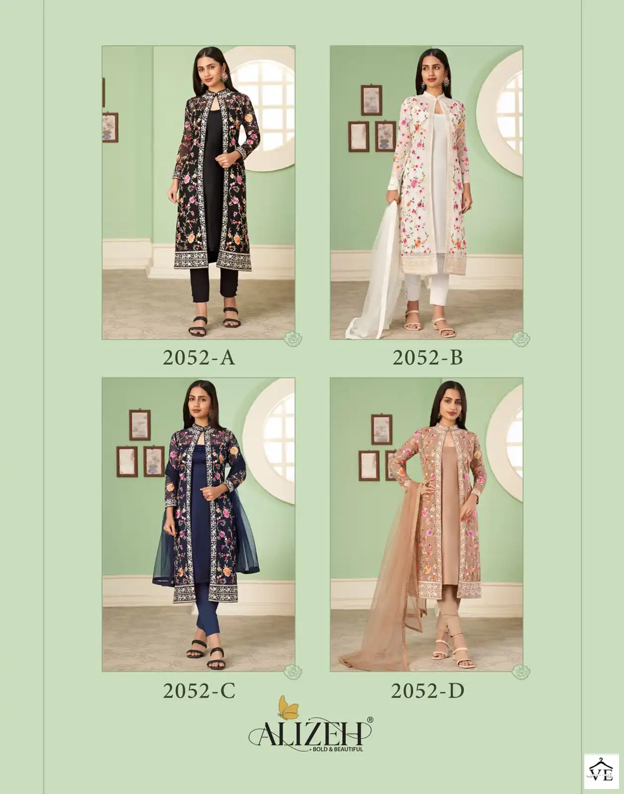 Alizeh Murad Vol-10 Georgette Wholesale PartyWear Salwar Suit Catalog — Wholesale Salwar Suits, Alizeh wholesale from Surat — view 9