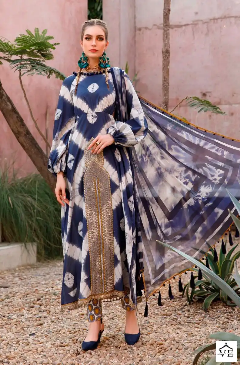 Deepsy Mariab Mprint Spring Summer -23 Pure Cotton Wholesale Pakistani Salwar Suit Catalog — Wholesale Salwar Suits, MPA wholesale from Surat — view 5