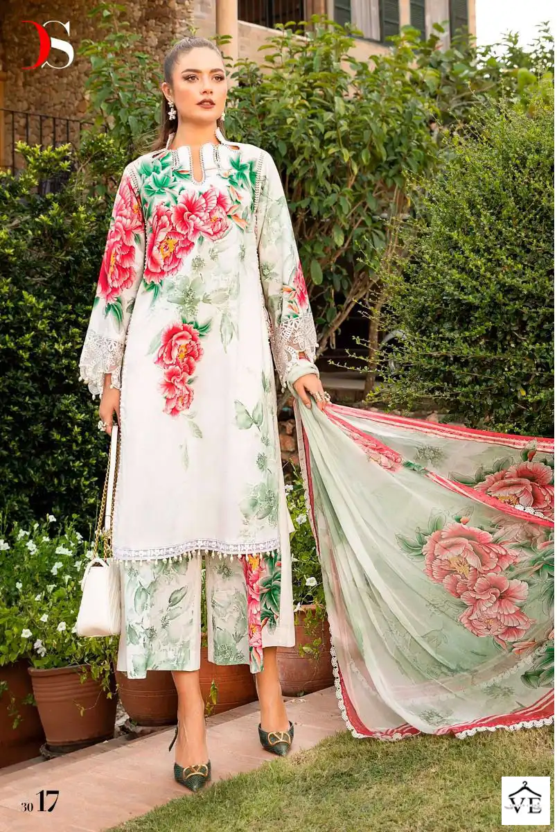 Deepsy Mariab Mprint Spring Summer -23 Pure Cotton Wholesale Pakistani Salwar Suit Catalog — Wholesale Salwar Suits, MPA wholesale from Surat — view 3