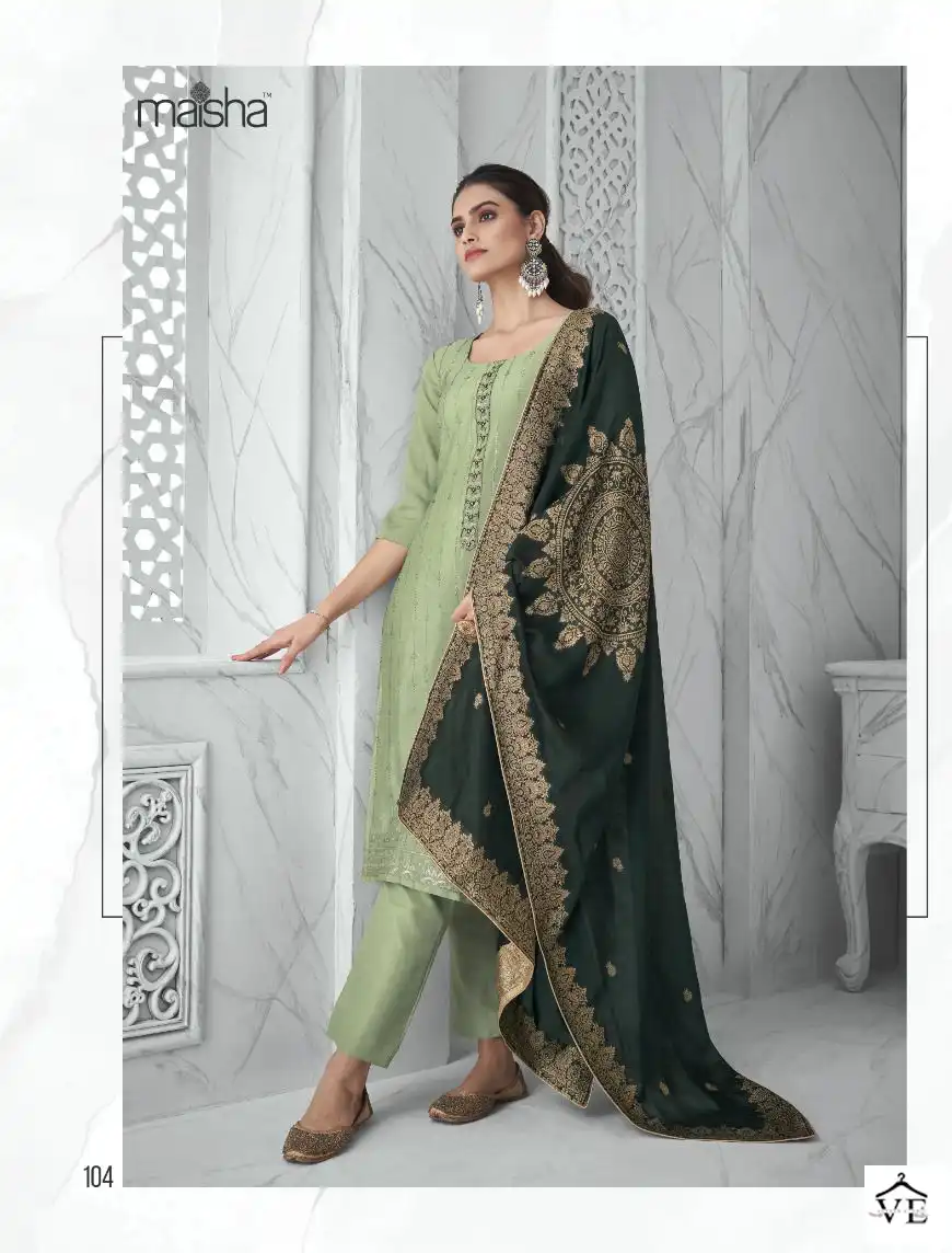 Maisha Masakali Pure Chinon Wholesale Eid Special Suits Catalog — Wholesale Salwar Suits, MPA wholesale from Surat - Gallery Image 4