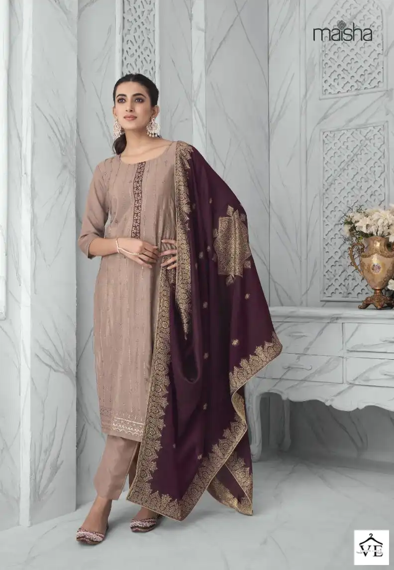 Maisha Masakali Pure Chinon Wholesale Eid Special Suits Catalog — Wholesale Salwar Suits, MPA wholesale from Surat - Gallery Image 3