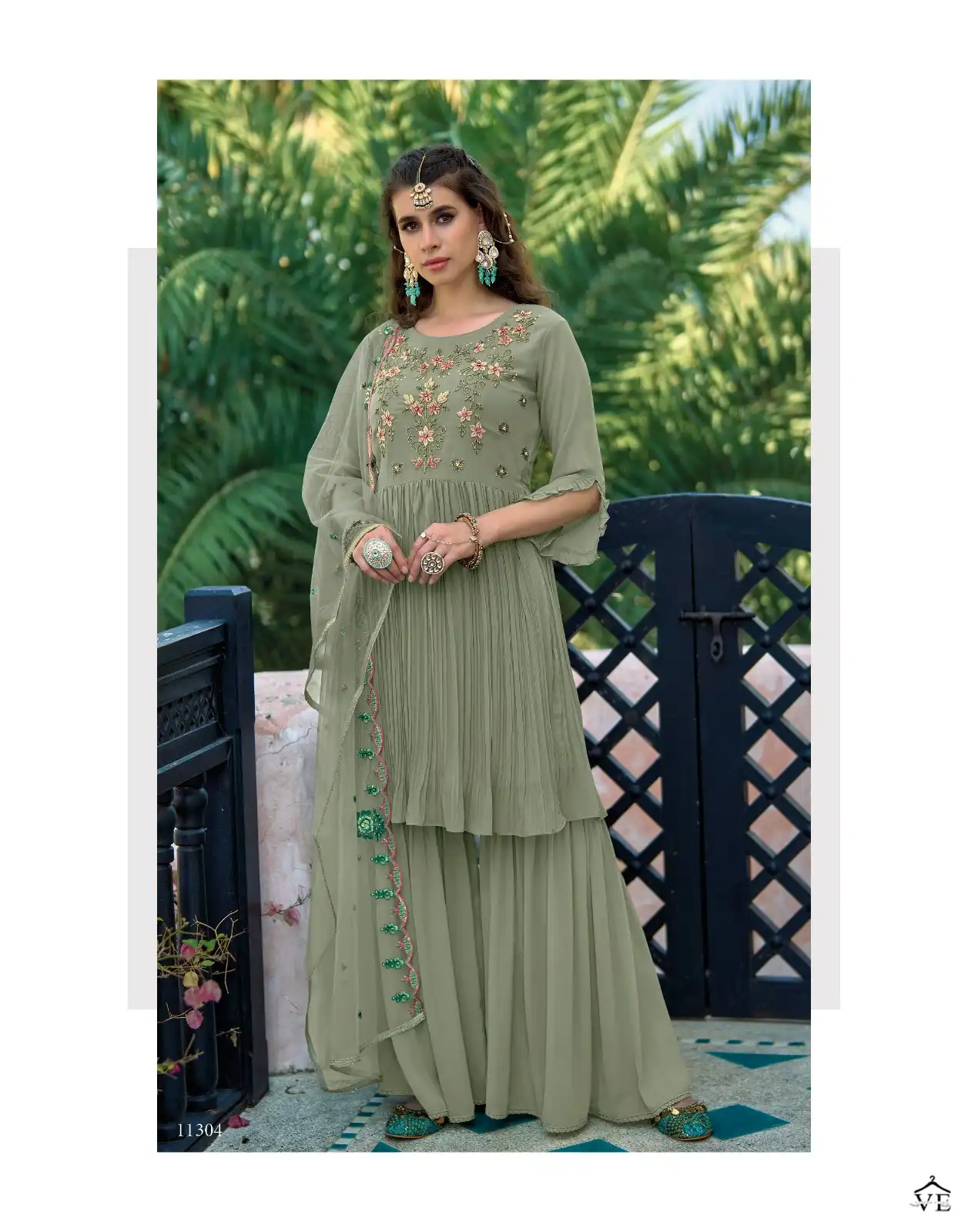 Lily & Lali Mehrama Heavy Georgette Wholesale Readymade Designer Suits Catalog — Wholesale Salwar Suits, MPA wholesale from Surat - Gallery Image 4