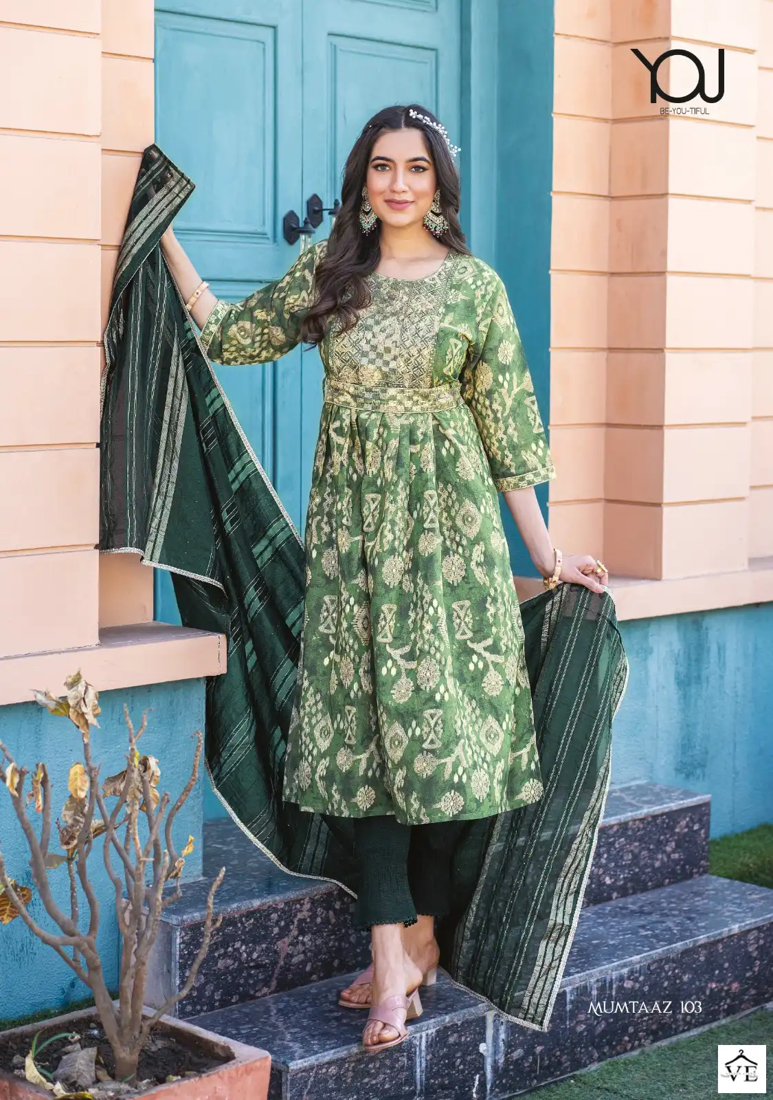 Wanna Mumtaaz Fancy Chanderi Wholesale Stitched Salwar Suit Catalog — Wholesale Salwar Suits, MPA wholesale from Surat - Gallery Image 9