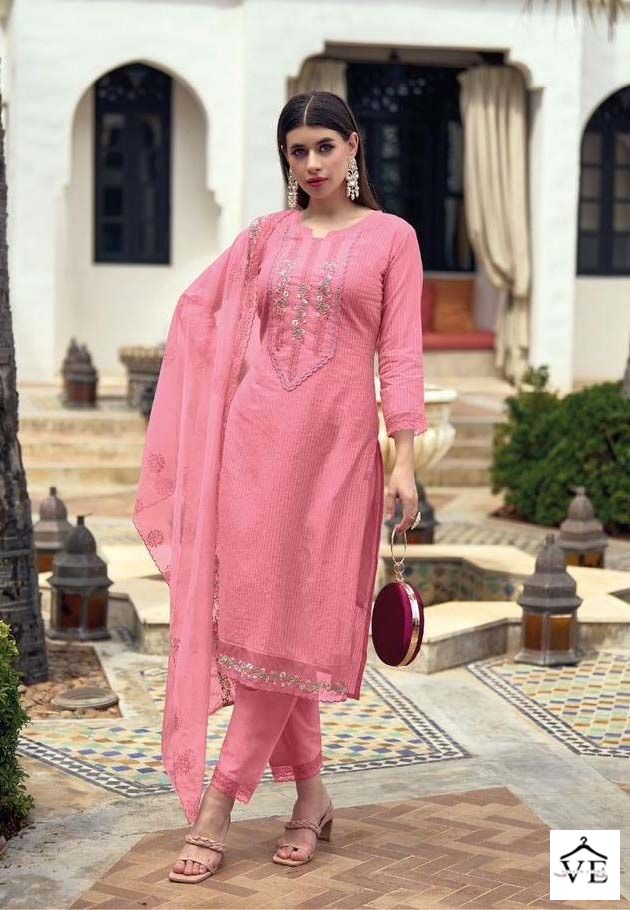 Zaveri Nagma Cotton Wholesale Readymade Salwar Suit Catalog — Wholesale Salwar Suits, MPA wholesale from Surat — view 3