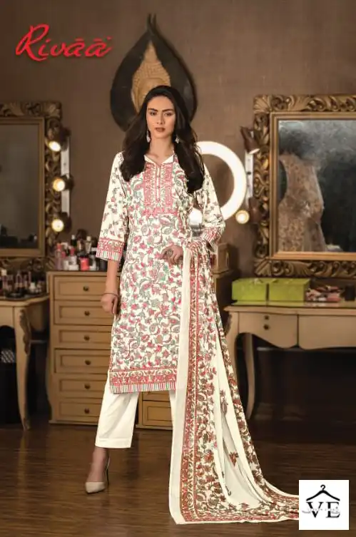 Rivaa Naina Cotton Wholesale Salwar Suit Catalog — Wholesale Salwar Suits, MPA wholesale from Surat - Gallery Image 6
