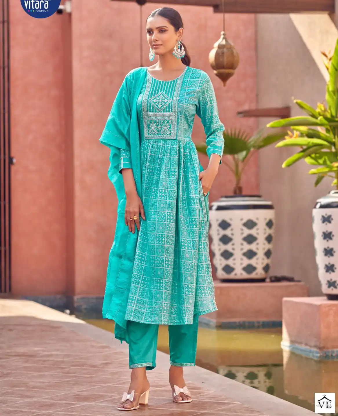 Vitara Naira Heavy Capsul Rayon Wholesale Readymade Salwar Suit Catalog — Wholesale Salwar Suits, MPA wholesale from Surat — view 1