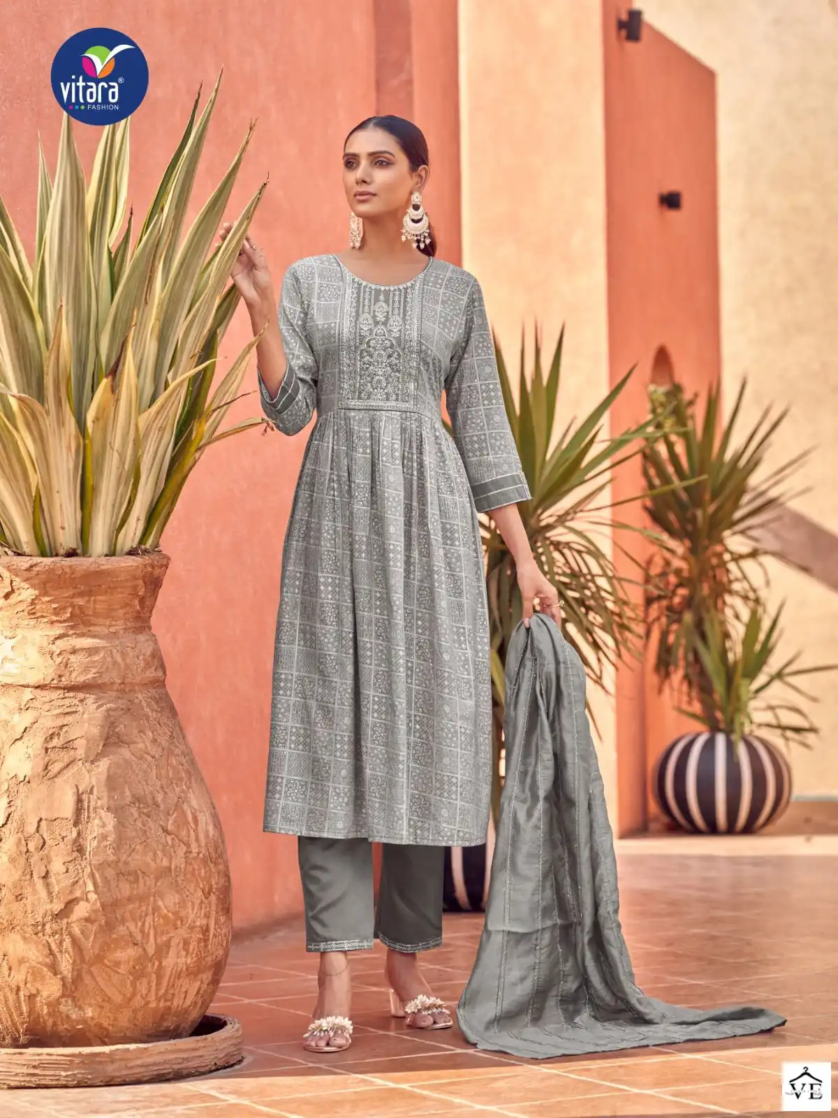 Vitara Naira Heavy Capsul Rayon Wholesale Readymade Salwar Suit Catalog — Wholesale Salwar Suits, MPA wholesale from Surat - Gallery Image 3