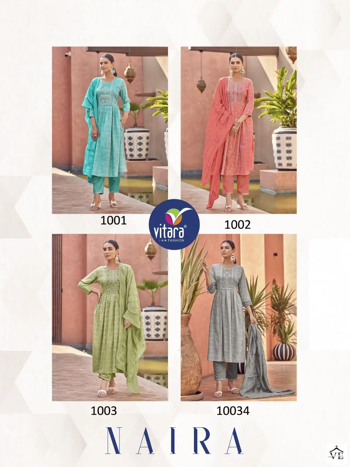 Vitara Naira Heavy Capsul Rayon Wholesale Readymade Salwar Suit Catalog — Wholesale Salwar Suits, MPA wholesale from Surat — view 5