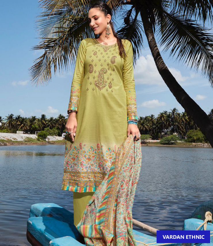 Mumtaz Arts Nargis Lawn Cotton Wholesale Pakistani Salwar Suit Catalog