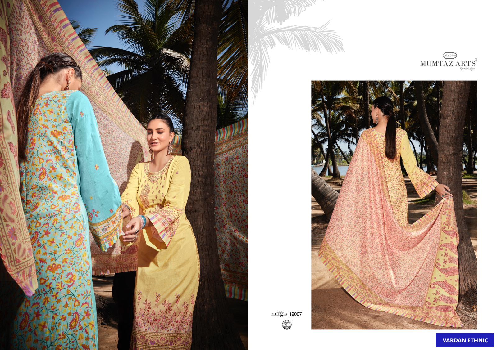 Mumtaz Arts Nargis Lawn Cotton Wholesale Pakistani Salwar Suit Catalog - Image 6