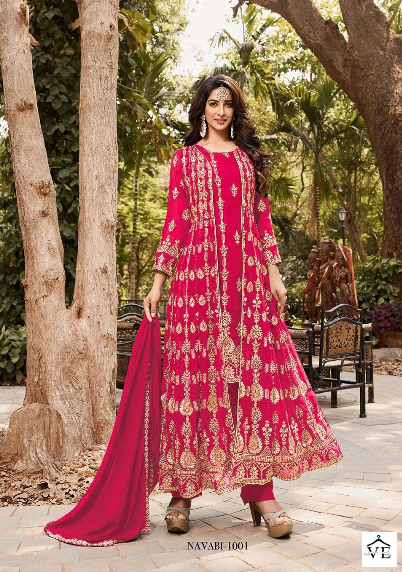 Your Choice Navabi Georgette Wholesale Designer Readymade Salwar Suit Catalog — Wholesale Salwar Suits, MPA wholesale from Surat - Gallery Image 2
