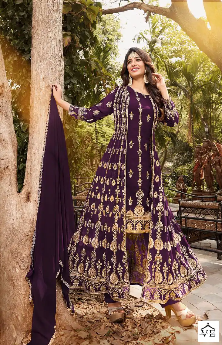 Your Choice Navabi Blooming Georgette Wholesale Designer Suit Catalog — Wholesale Salwar Suits, MPA wholesale from Surat - Gallery Image 6