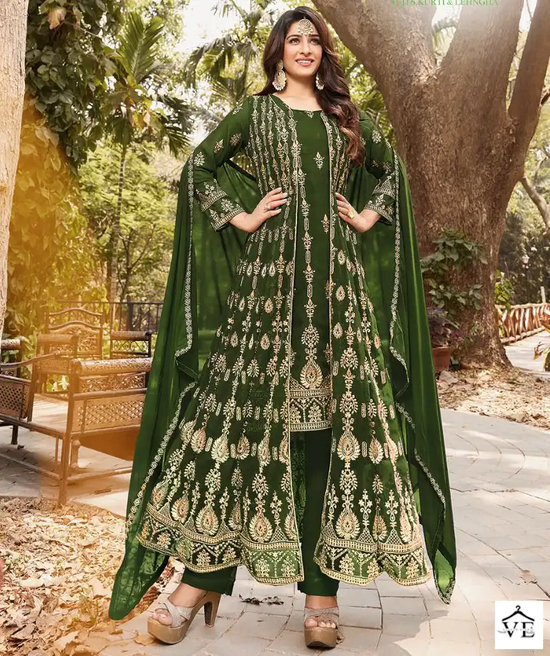 Your Choice Navabi Blooming Georgette Wholesale Designer Suit Catalog — Wholesale Salwar Suits, MPA wholesale from Surat — view 1