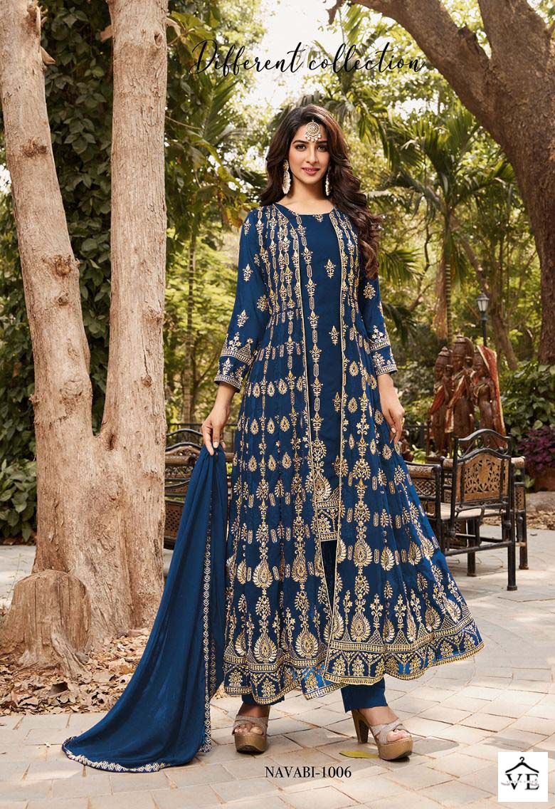 Your Choice Navabi Georgette Wholesale Designer Readymade Salwar Suit Catalog — Wholesale Salwar Suits, MPA wholesale from Surat - Gallery Image 6
