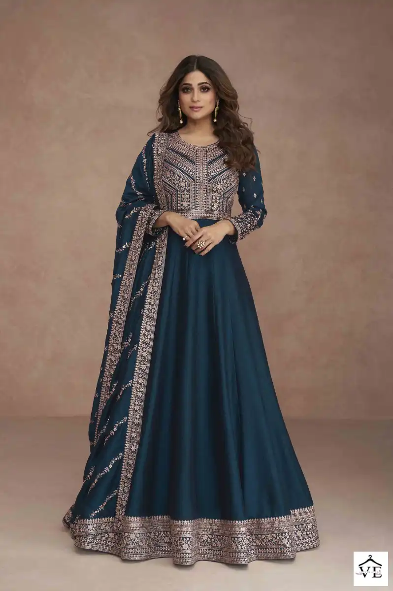 Aashirwad Navya Pure Muslin Jacquard Wholesale Salwar Suit Catalog — Wholesale Salwar Suits, Aashirwad Creation wholesale from Surat - Gallery Image 8