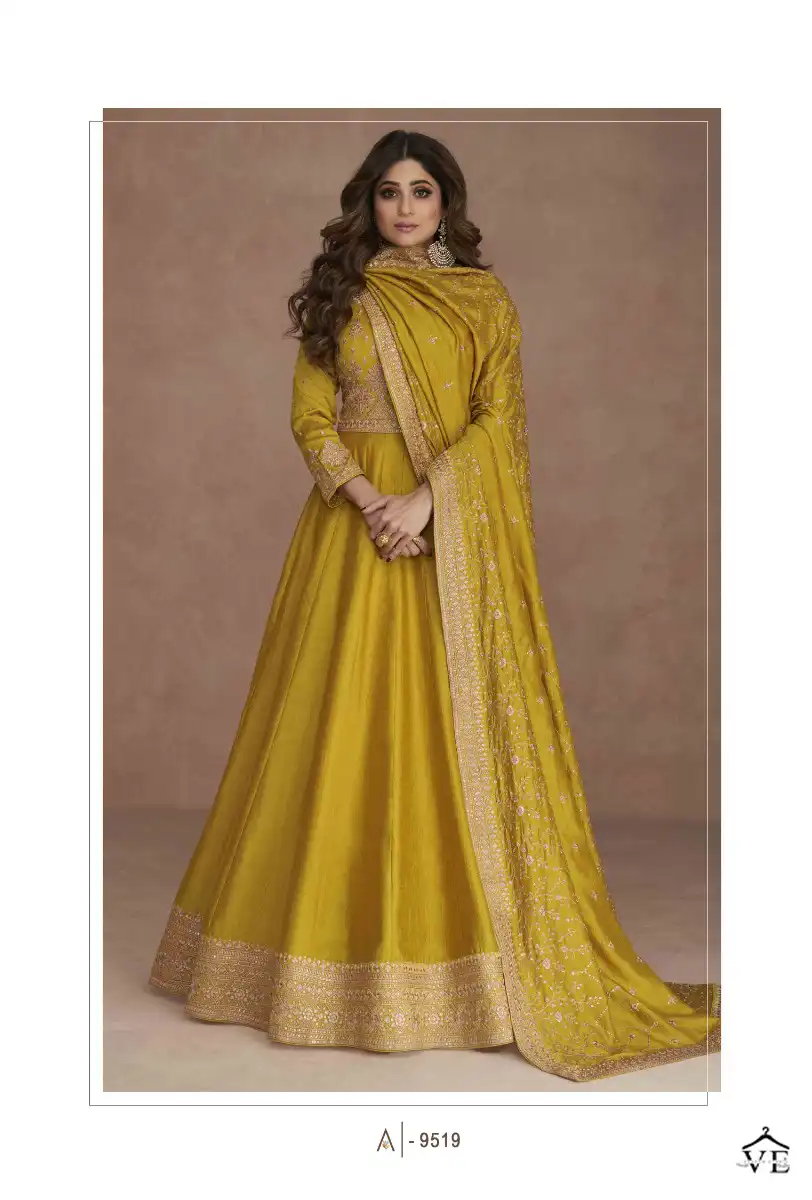 Aashirwad Navya Pure Muslin Jacquard Wholesale Salwar Suit Catalog — Wholesale Salwar Suits, Aashirwad Creation wholesale from Surat - Gallery Image 2