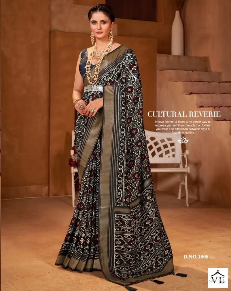 Shubh Shree Nayanthara Velvet Tusser Silk Wholesale Traditional Saree Catalog — Wholesale Sarees, MPA wholesale from Surat — view 1