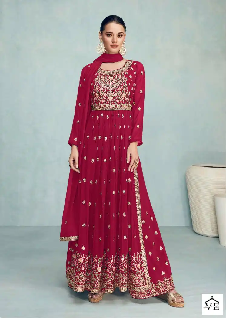 Gulkayra Nayra Vol 6 Blooming Georgette Wholesale Wedding Salwar Suit Catalog — Wholesale Salwar Suits, MPA wholesale from Surat — view 4