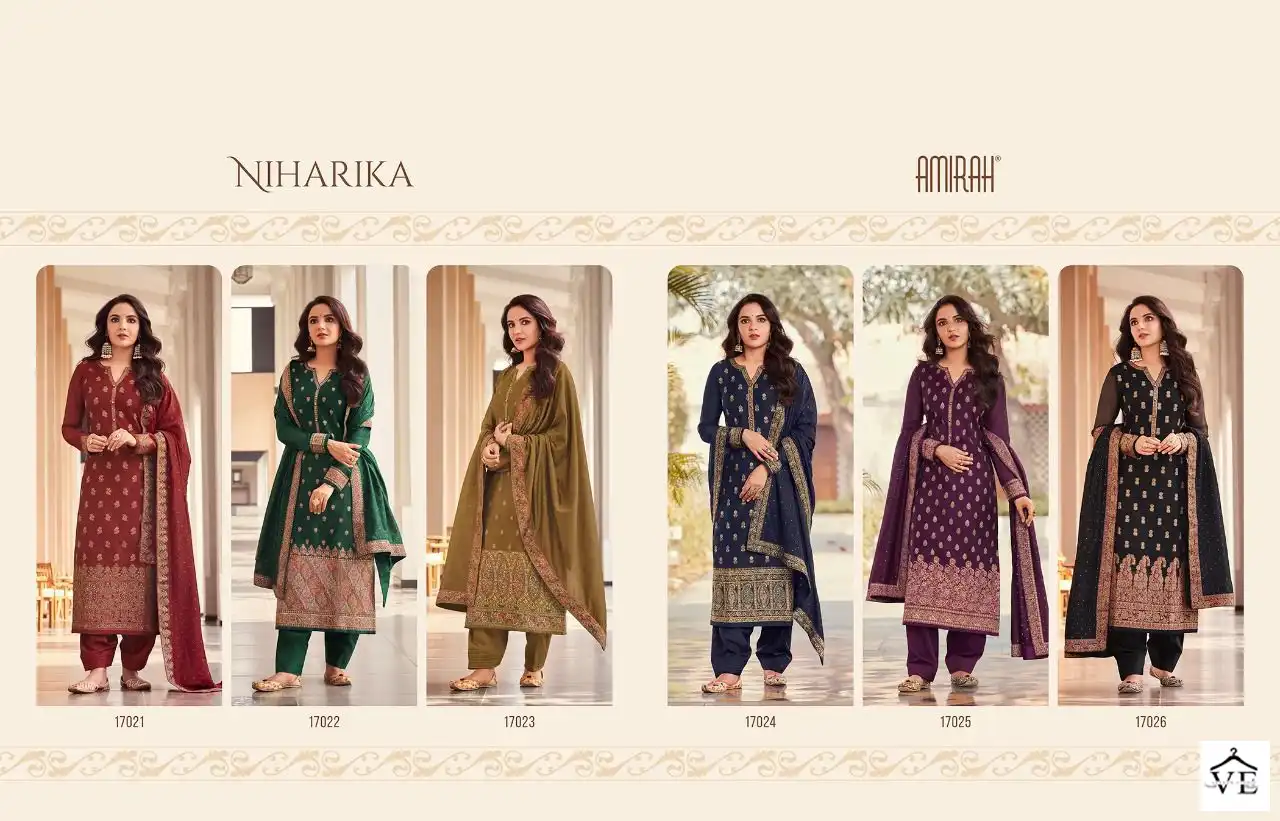 Amirah Niharika Sansui Minakari Jacquard Wholesale Traditional Salwar Suit Catalog — Wholesale Salwar Suits, MPA wholesale from Surat — view 7