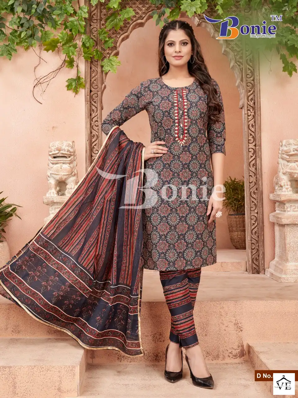 Bonie Noor 5 Cotton Wholesale Readymade Suit Catalog — Wholesale Salwar Suits, bonie wholesale from Surat - Gallery Image 3