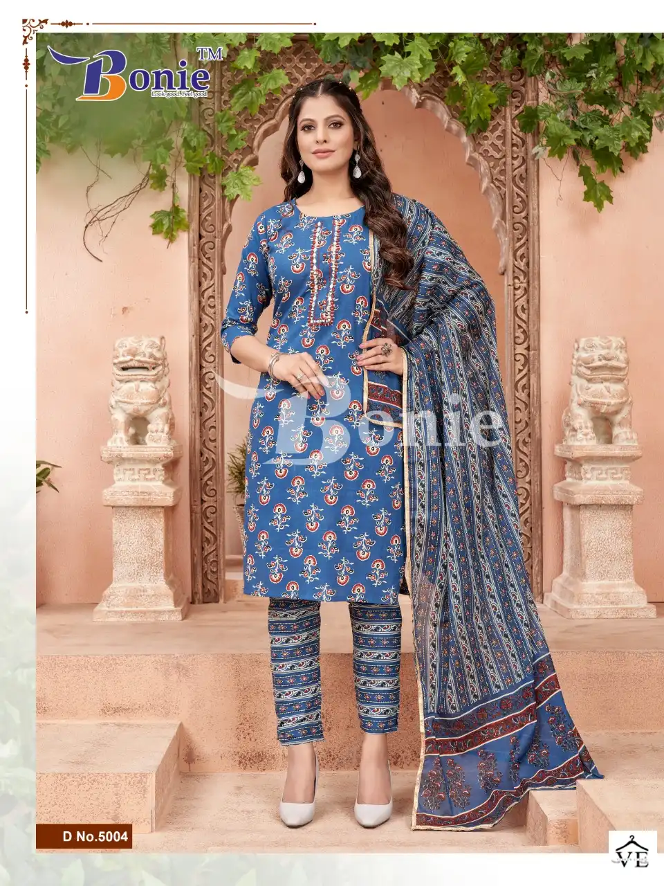 Bonie Noor 5 Cotton Wholesale Readymade Suit Catalog — Wholesale Salwar Suits, bonie wholesale from Surat - Gallery Image 4