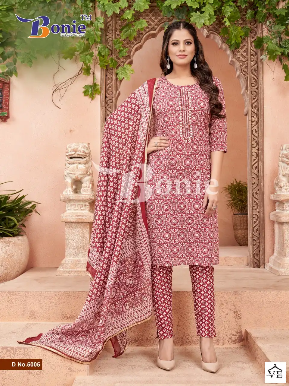 Bonie Noor 5 Cotton Wholesale Readymade Suit Catalog — Wholesale Salwar Suits, bonie wholesale from Surat - Gallery Image 5