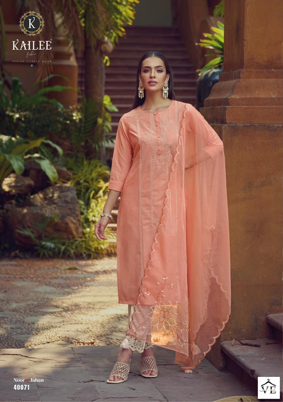 Kalki Fashion Noor E Jahan Viscose Wholesale Readymade Salwar Suit Catalog — Wholesale Salwar Suits, MPA wholesale from Surat - Gallery Image 2