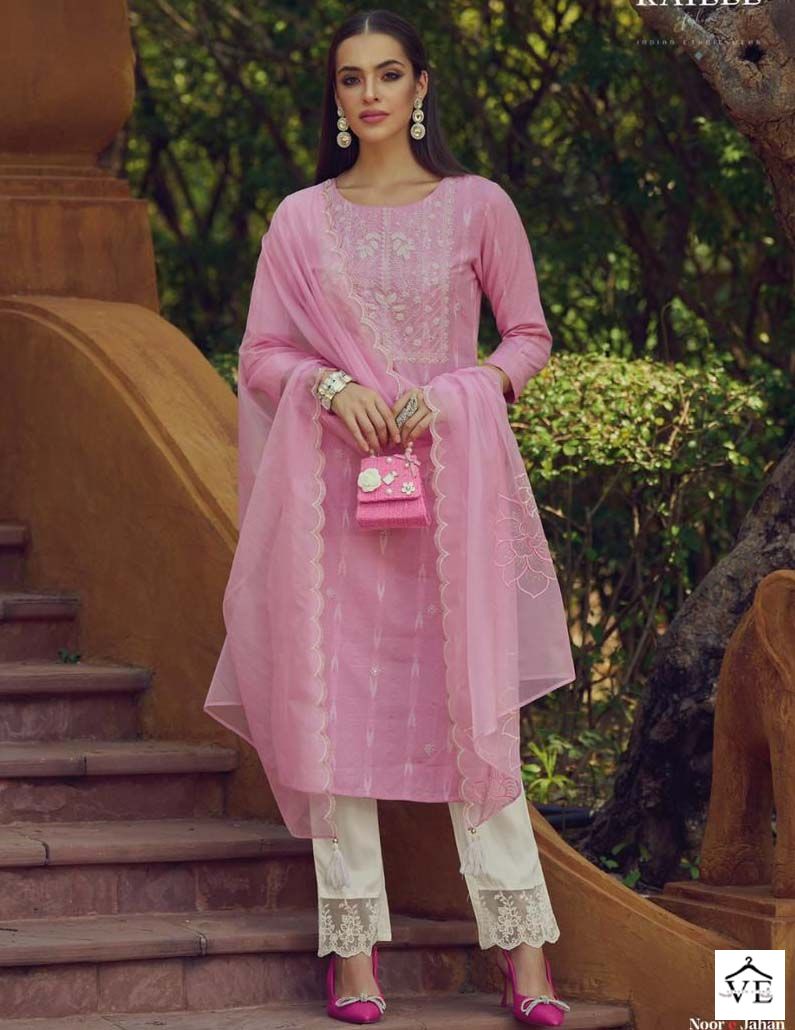 Kalki Fashion Noor E Jahan Viscose Wholesale Readymade Salwar Suit Catalog — Wholesale Salwar Suits, MPA wholesale from Surat — view 1