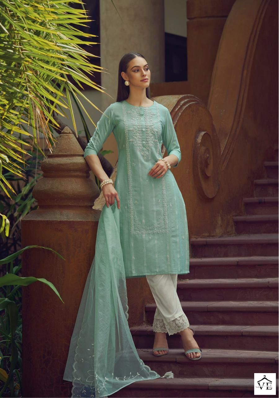 Kalki Fashion Noor E Jahan Viscose Wholesale Readymade Salwar Suit Catalog — Wholesale Salwar Suits, MPA wholesale from Surat - Gallery Image 5
