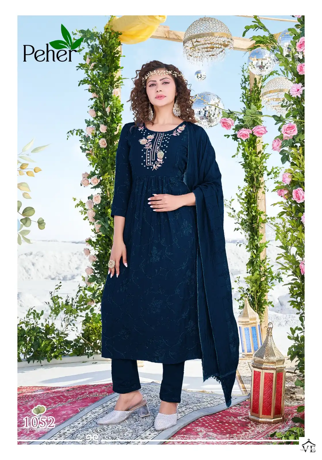 Vivils Noor Vol 3 Elegance Modal Wholesale Readymade Suits Catalog — Wholesale Salwar Suits, MPA wholesale from Surat - Gallery Image 5