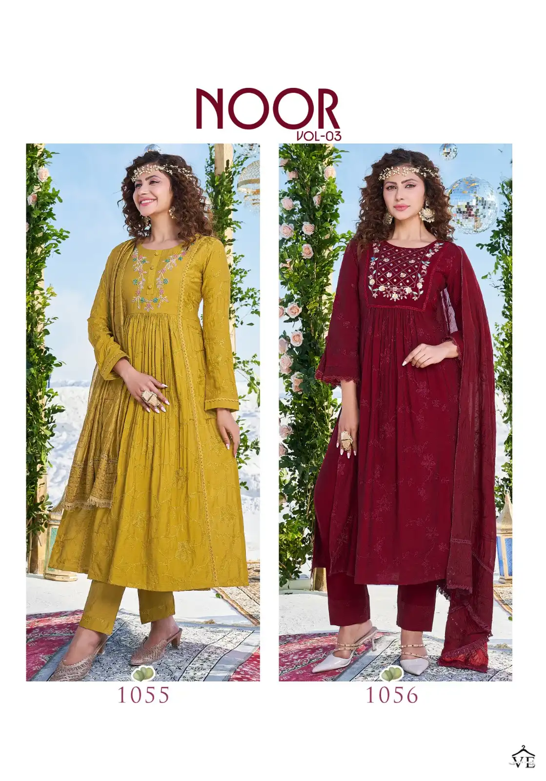 Vivils Noor Vol 3 Elegance Modal Wholesale Readymade Suits Catalog — Wholesale Salwar Suits, MPA wholesale from Surat — view 7