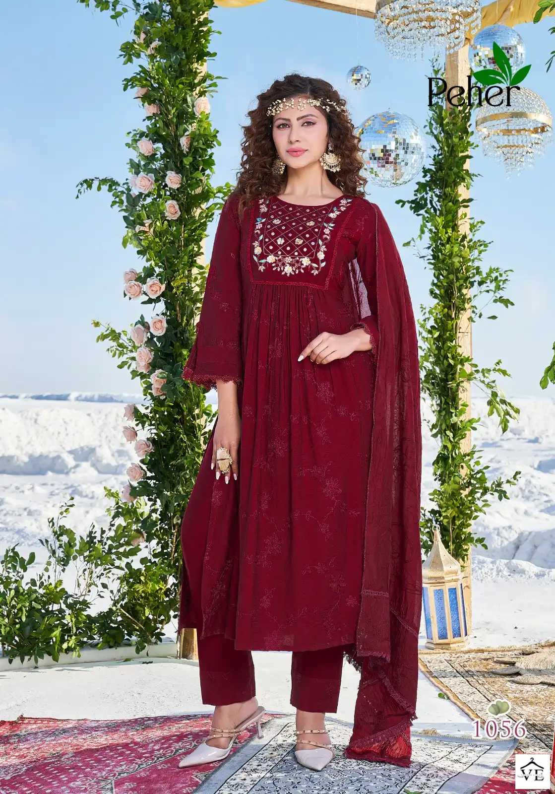 Vivils Noor Vol 3 Elegance Modal Wholesale Readymade Suits Catalog — Wholesale Salwar Suits, MPA wholesale from Surat - Gallery Image 3