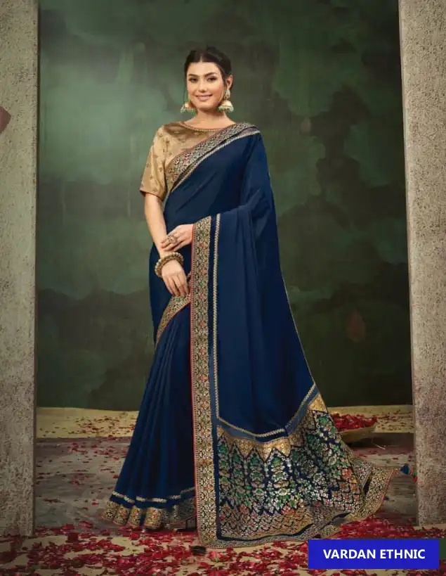 Mahotsav Norita 42400 Gatha Silk Wholesale Designer Saree Catalog — Wholesale Sarees, MPA wholesale from Surat - Gallery Image 4