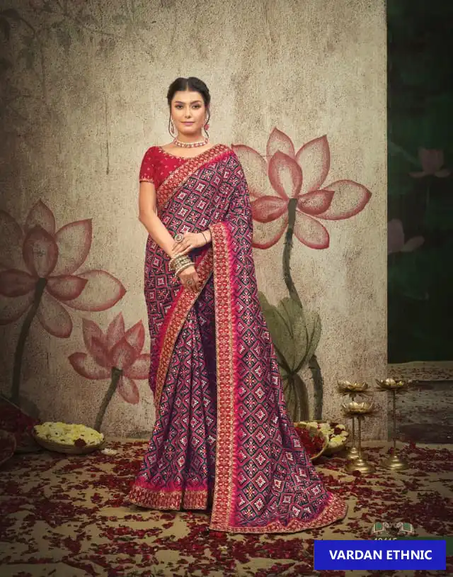 Mahotsav Norita 42400 Gatha Silk Wholesale Designer Saree Catalog — Wholesale Sarees, MPA wholesale from Surat - Gallery Image 3