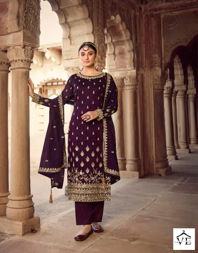 Zisa Nargis Blooming Silk Georgette Wholesale Designer Suits Catalog — Wholesale Salwar Suits, MPA wholesale from Surat - Gallery Image 4