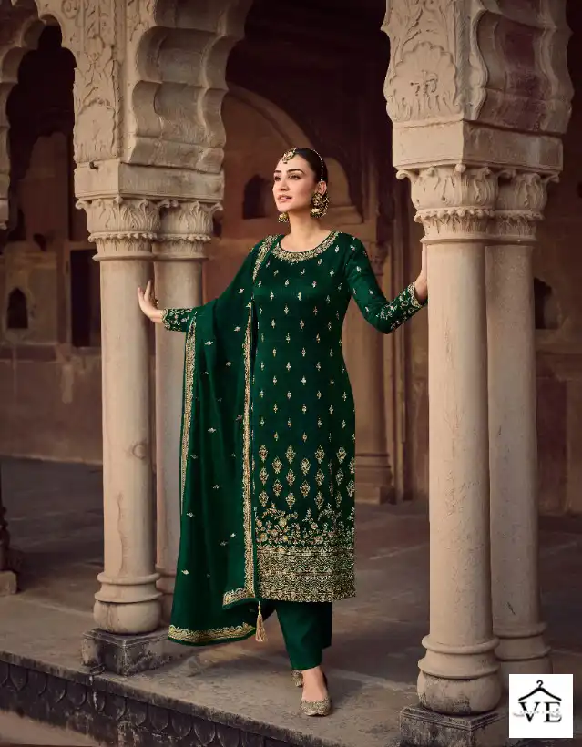 Zisa Nargis Blooming Silk Georgette Wholesale Designer Suits Catalog — Wholesale Salwar Suits, MPA wholesale from Surat - Gallery Image 5