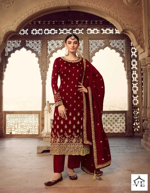 Zisa Nargis Blooming Silk Georgette Wholesale Designer Suits Catalog — Wholesale Salwar Suits, MPA wholesale from Surat - Gallery Image 2