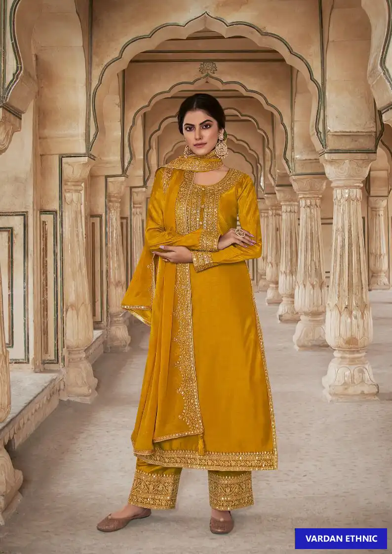 Lt Nitya Vol 186 Dola Silk Wholesale Designer Salwar Suit Catalog — Wholesale Salwar Suits, MPA wholesale from Surat - Gallery Image 5