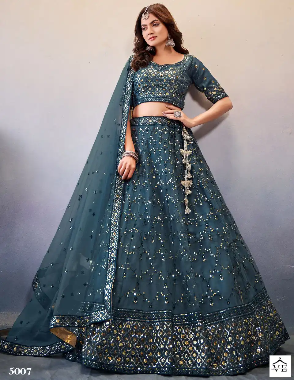 Anantesh Occasions Vol 2 Premium Butterfly Net Wholesale Lehenga Catalog — Wholesale Lehenga, MPA wholesale from Surat — view 1