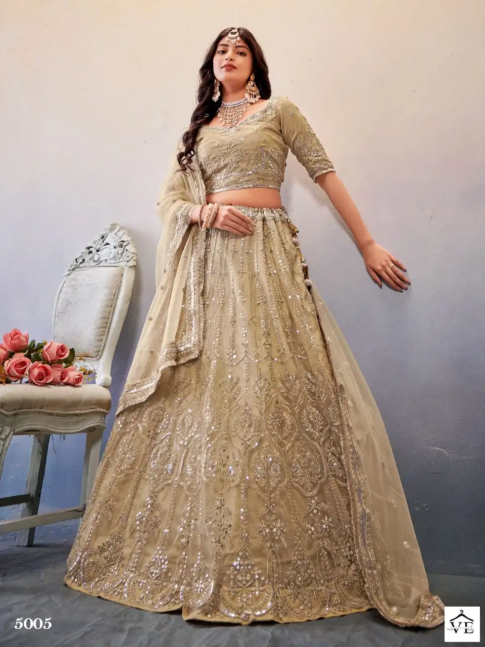 Anantesh Occasions Vol 2 Premium Butterfly Net Wholesale Lehenga Catalog — Wholesale Lehenga, MPA wholesale from Surat - Gallery Image 6