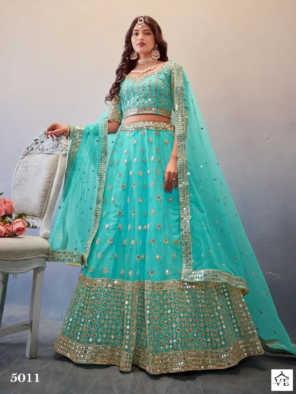 Anantesh Lifestyle Occasions Vol 3 Premium Butterfly Net Wholesale Lehenga Catalog — Wholesale Lehenga, MPA wholesale from Surat - Gallery Image 2