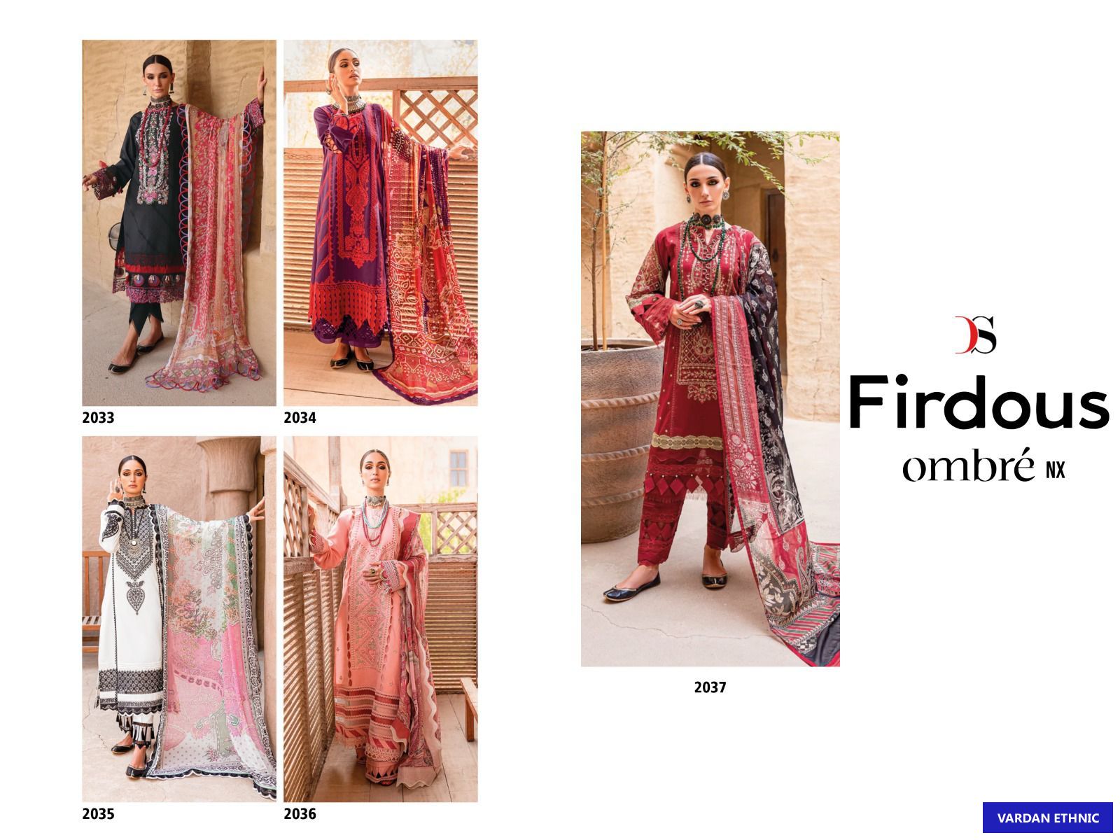 Deepsy Suits Ombre Nx Cotton Wholesale Pakistani Salwar Suit Catalog — Wholesale Salwar Suits, MPA wholesale from Surat — Photo 2