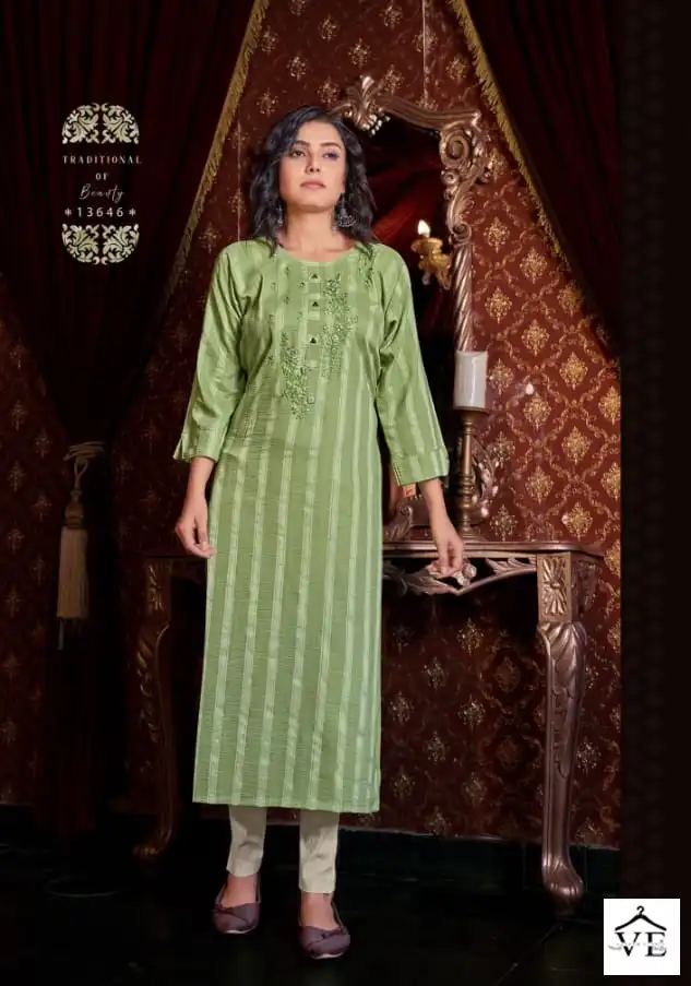 Kalaroop Optical Fancy Rayon Wholesale Kurti Catalog — Wholesale Kurtis, MPA wholesale from Surat - Gallery Image 3
