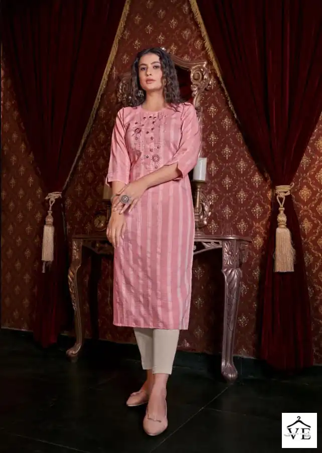 Kalaroop Optical Fancy Rayon Wholesale Kurti Catalog — Wholesale Kurtis, MPA wholesale from Surat - Gallery Image 4