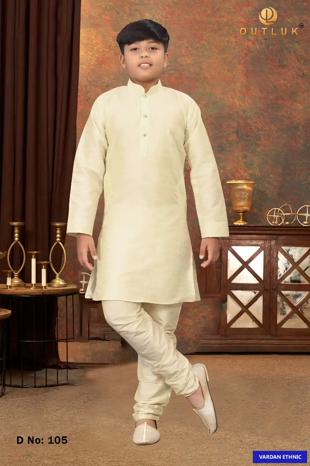 Outlook Kids Series Vol 1 Silk Wholesale Kurta Pajama Catalog — Singles, MPA wholesale from Surat — view 3