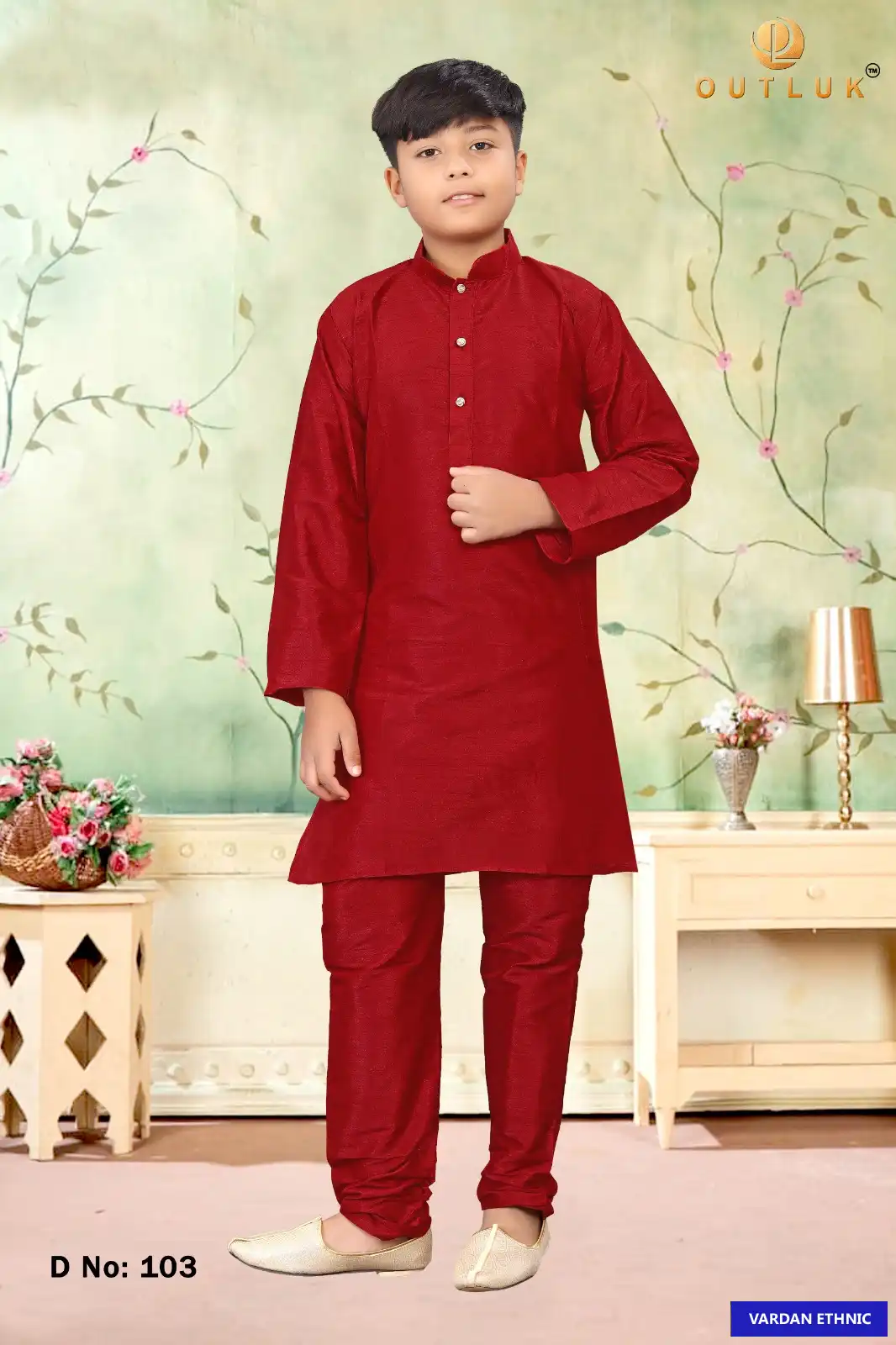 Outlook Kids Series Vol 1 Silk Wholesale Kurta Pajama Catalog — Singles, MPA wholesale from Surat — view 6
