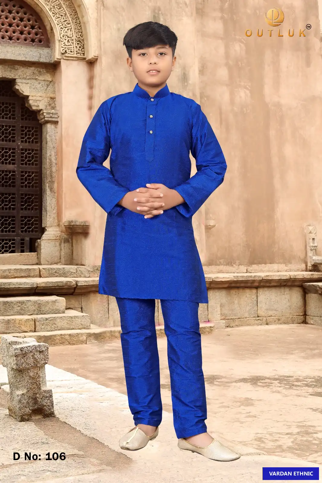 Outlook Kids Series Vol 1 Silk Wholesale Kurta Pajama Catalog — Singles, MPA wholesale from Surat — view 7